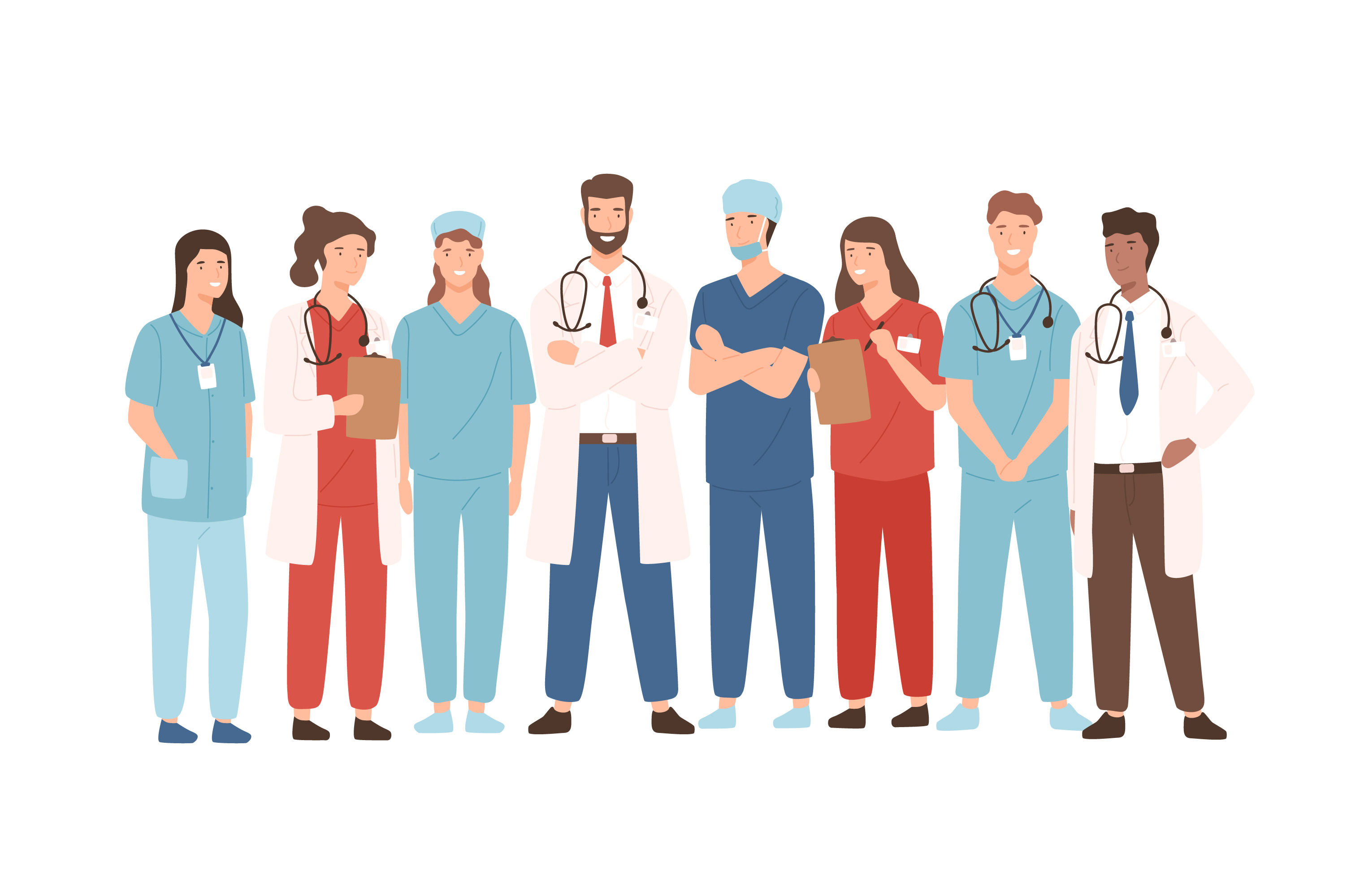 Hospital team | Photoshop Graphics ~ Creative Market