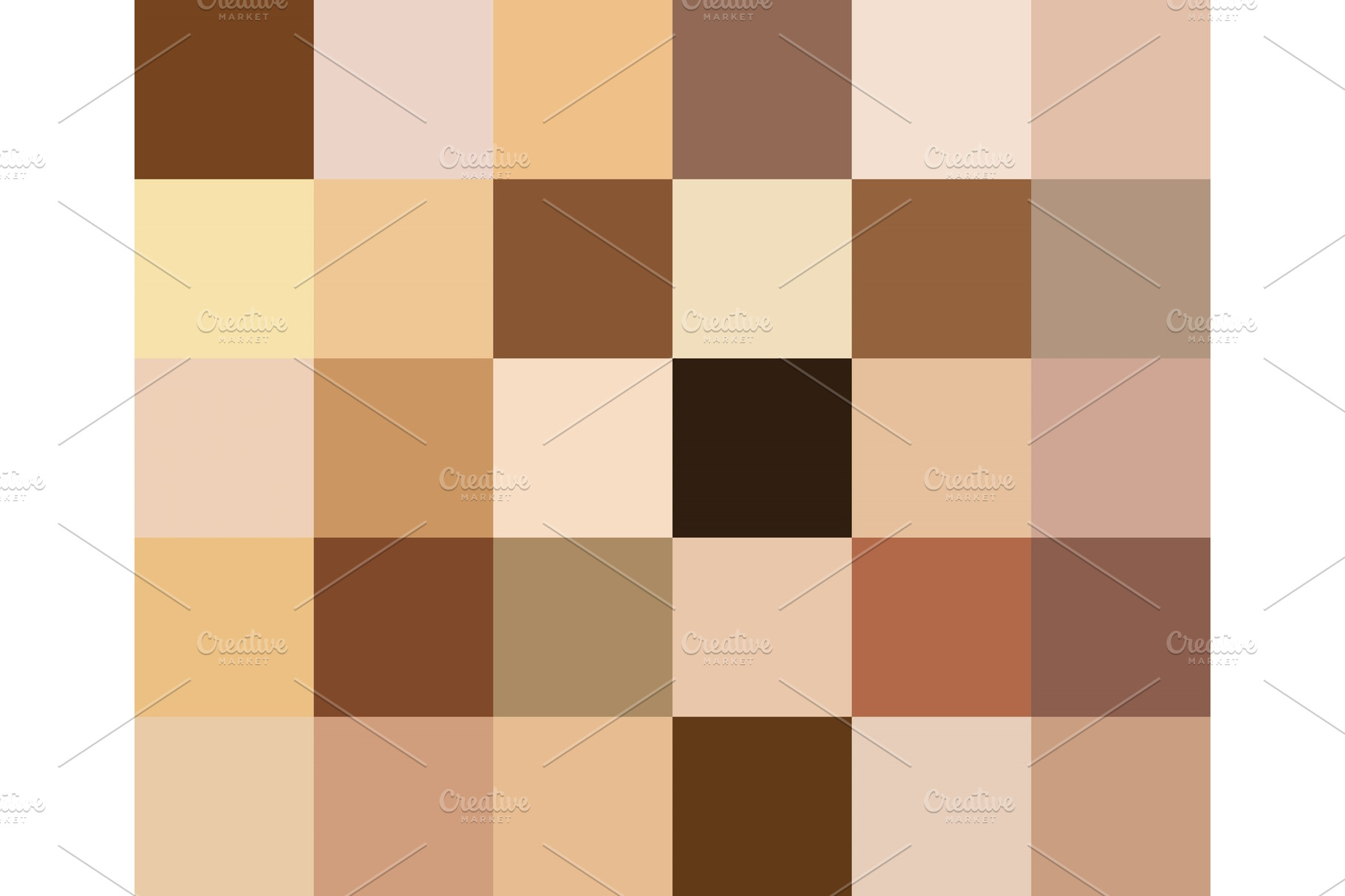 Human skin tone color palette set. | People Illustrations ~ Creative Market