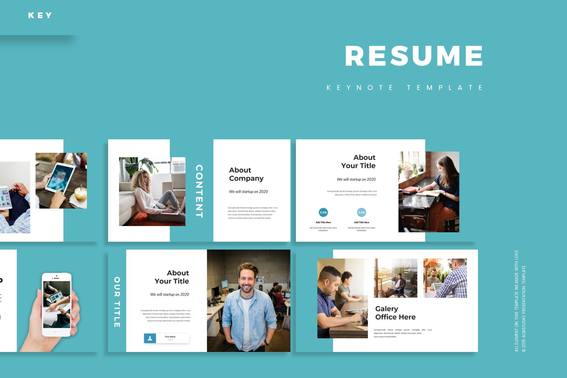 resume template keynote