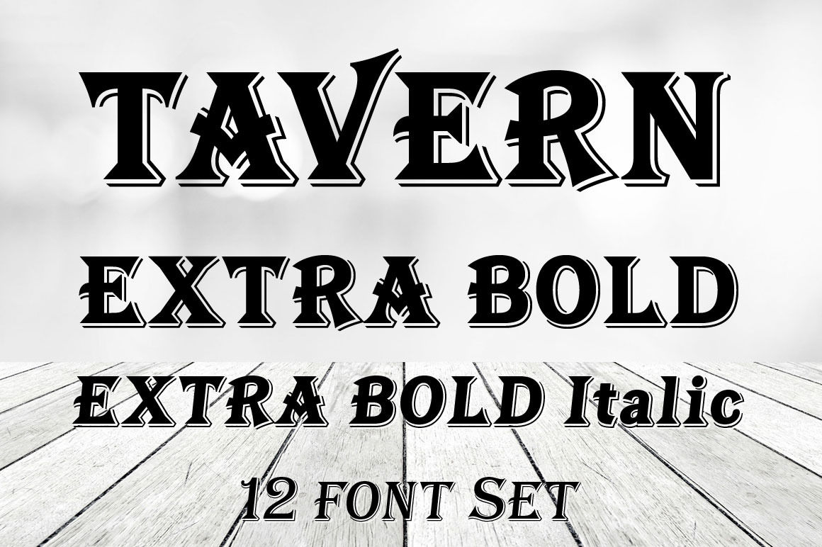 Tavern Extra Bold | Fonts ~ Creative Market