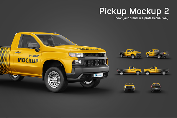 Download Pickup Mockup 4 Creative Photoshop Templates Creative Market