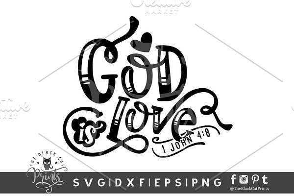 Bible Verse Svg 1 John 4 19 Svg Png Pre Designed Illustrator Graphics Creative Market