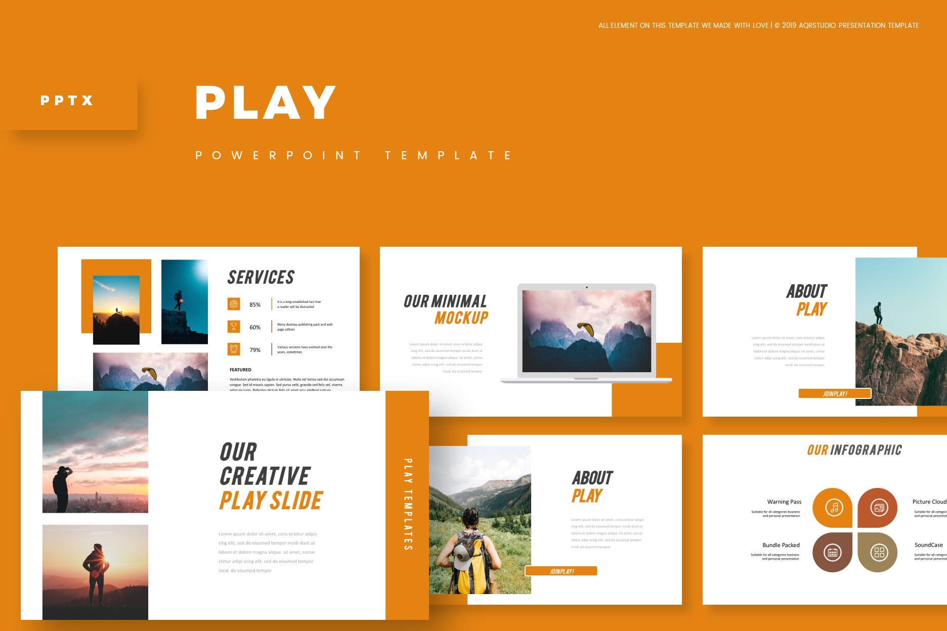 Play - Powerpoint Template | Presentation Templates ~ Creative Market