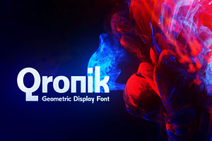 Download Qronik Geometric Display Font Stunning Display Fonts Creative Market PSD Mockup Templates