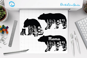 Download Mama Bear Papa Bear Baby Bear Svg Pre Designed Illustrator Graphics Creative Market