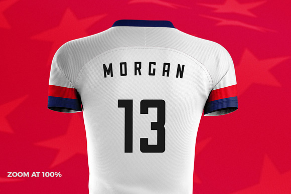 Women's Soccer Jersey Mockup - Back View - Free Download Images High  Quality PNG, JPG