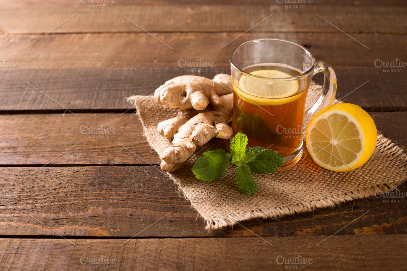 Ginger tea featuring ginger, tea, and drink | Food Images ~ Creative Market