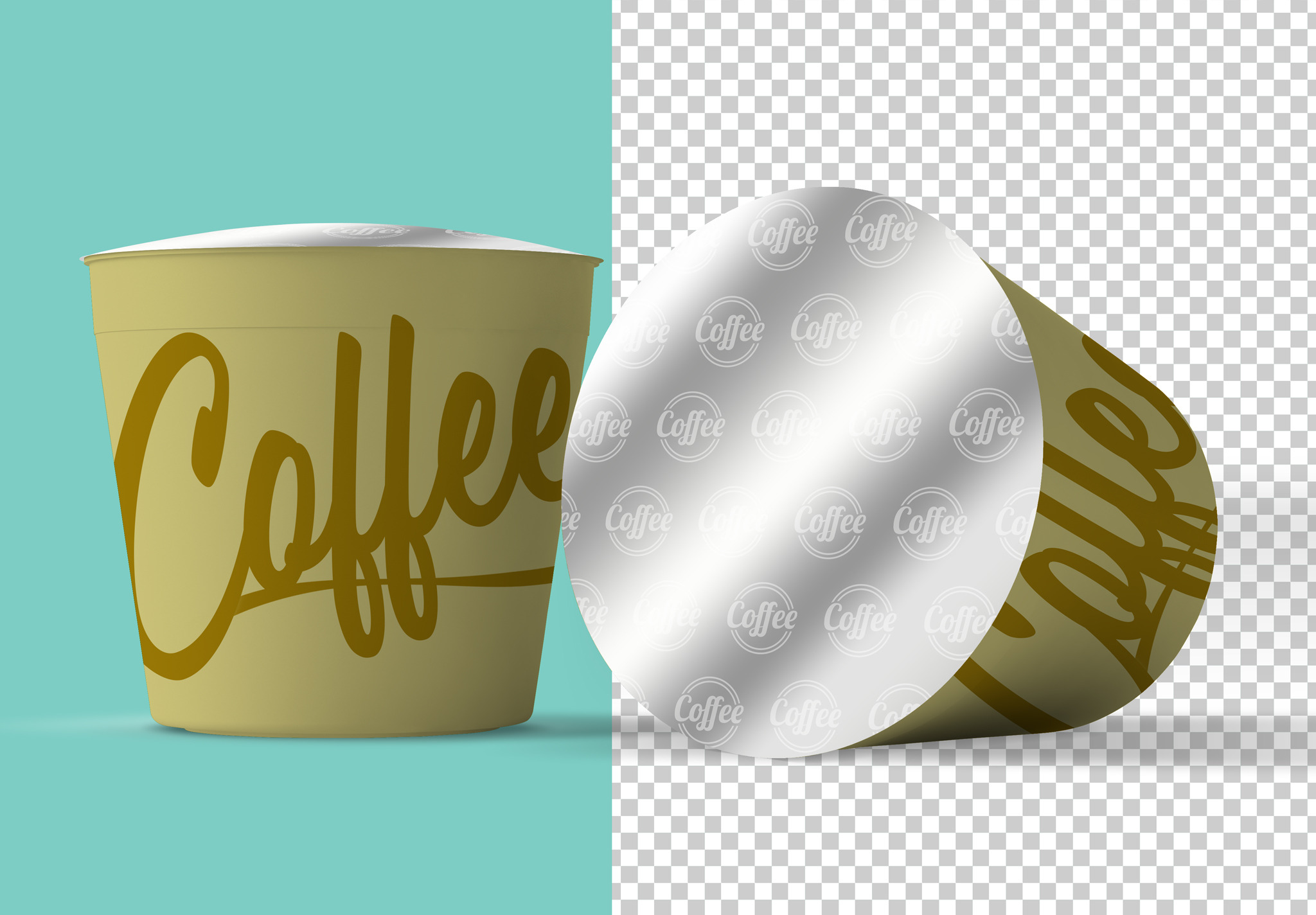 Download Coffee Capsules Mockup Creative Photoshop Templates Creative Market