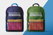 Backpack Mock-Up Template | Product Mockups ~ Creative Market