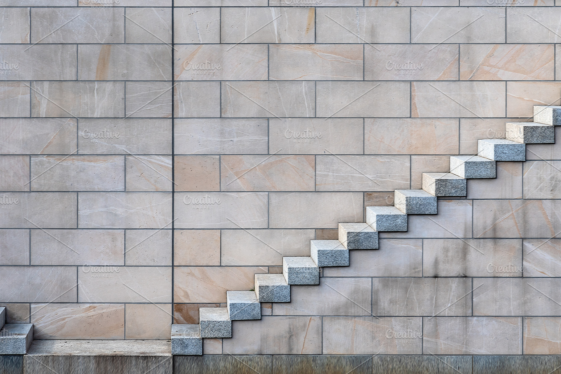 Granite stairs steps background | Architecture Stock Photos ~ Creative