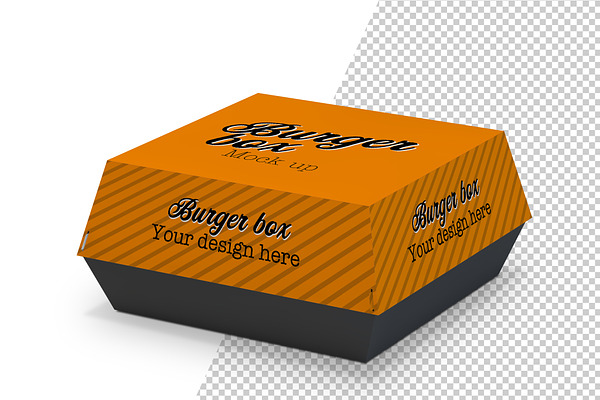 Download Burger Box Mockup | Creative Photoshop Templates ...