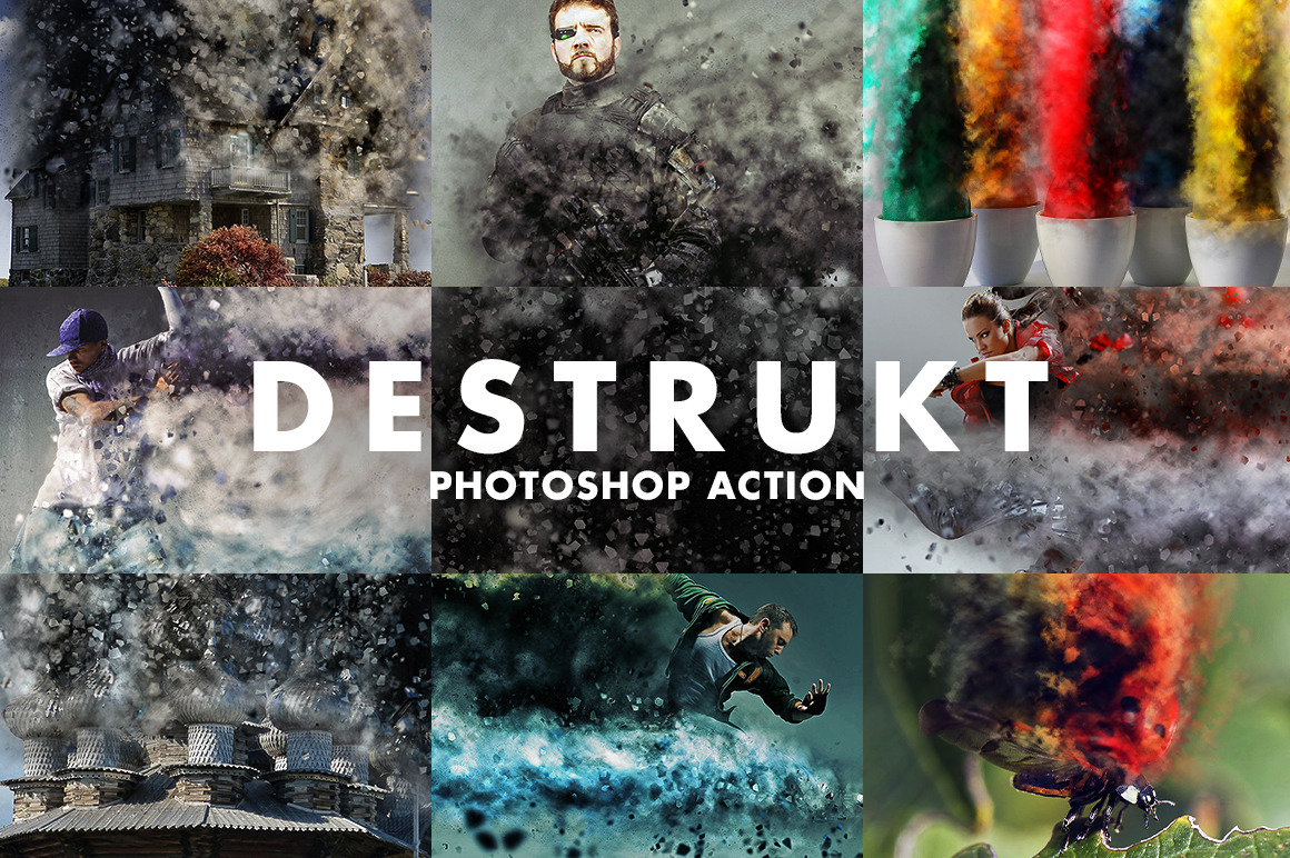 destrukt photoshop action free download