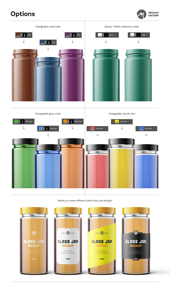 Download Glass Jar Mockup Vol 2 Creative Photoshop Templates Creative Market