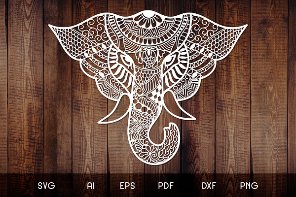 Free Free 187 Elephant Zentangle Svg SVG PNG EPS DXF File