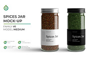 Download Spices Jar Mockup | Creative Photoshop Templates ~ Creative Market