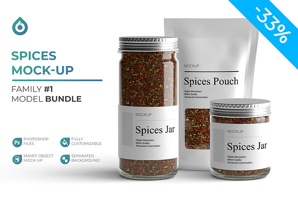 Download Spices Mockup Creative Photoshop Templates Creative Market