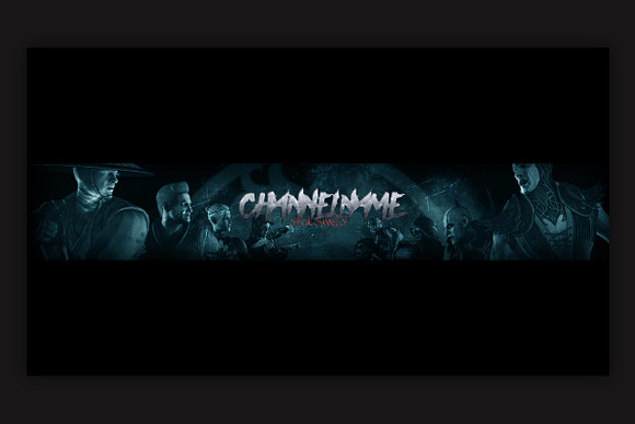 10 Gaming Youtube Banner Template Creative Photoshop Templates Creative Market