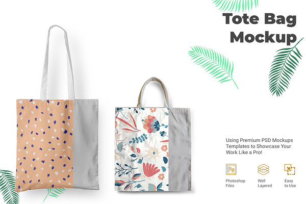 Download Tote Bag Mockups | Creative Photoshop Templates ~ Creative ...