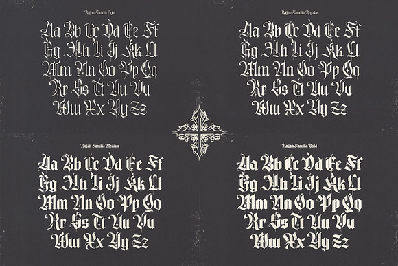 Hawlers Font Family + Extras  Blackletter Fonts ~ Creative Market