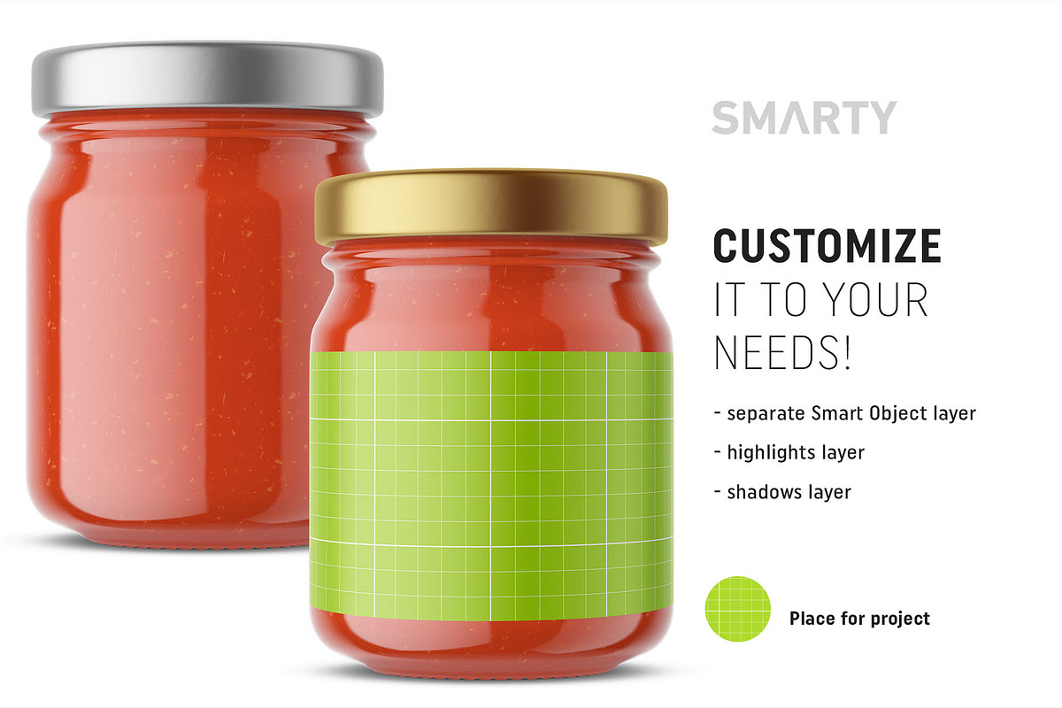 Download Tomato pasta food jar mockup | Creative Photoshop ...