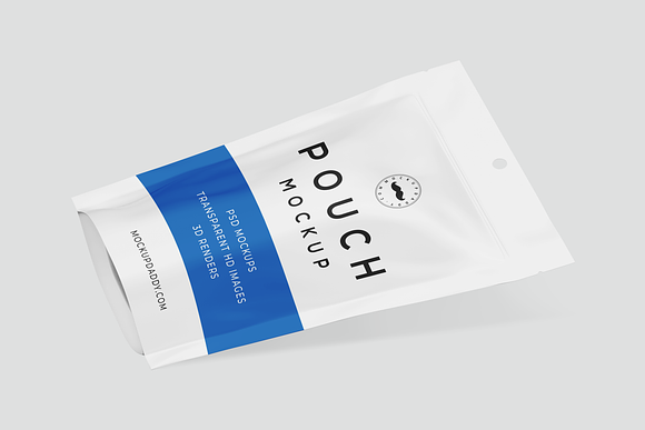 Download Pouch With Ziplock Packaging Mockup Creative Photoshop Templates Creative Market