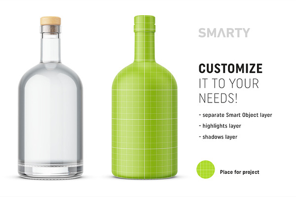 Download Dry gin bottle mockup | Creative Photoshop Templates ...