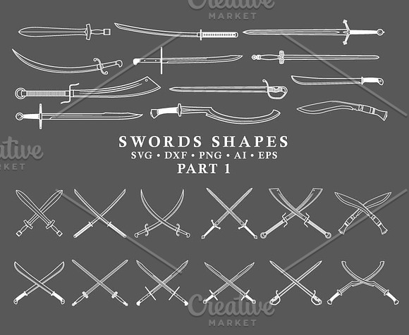 Crossed swords emoji - Top vector, png, psd files on