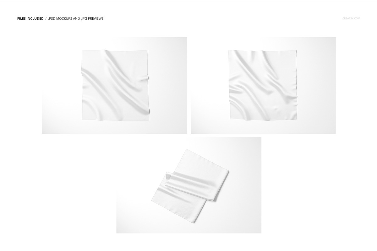 Download Satin Scarf Mockup Set | Creative Photoshop Templates ...