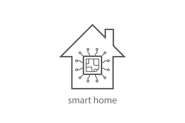 Smart Home Icon Vector From Internet Pre Designed Vector Graphics Creative Market