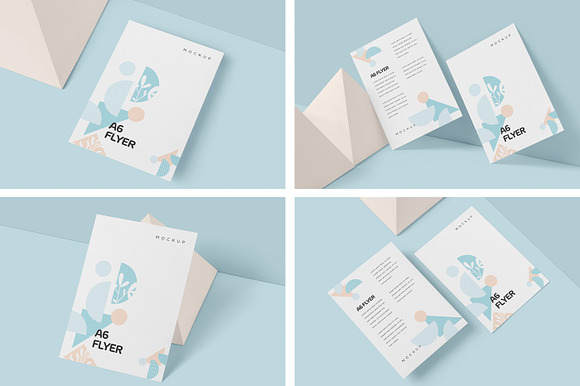 Download A6 Single Page Flyer Mockups Creative Photoshop Templates Creative Market