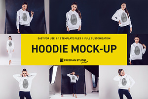 Download Hoodie Mock-Up Vol.1 2017 | Creative Photoshop Templates ...