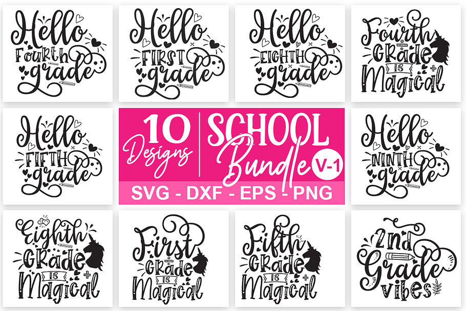 Graduation Svg Bundle Pre Designed Illustrator Graphics Creative Market