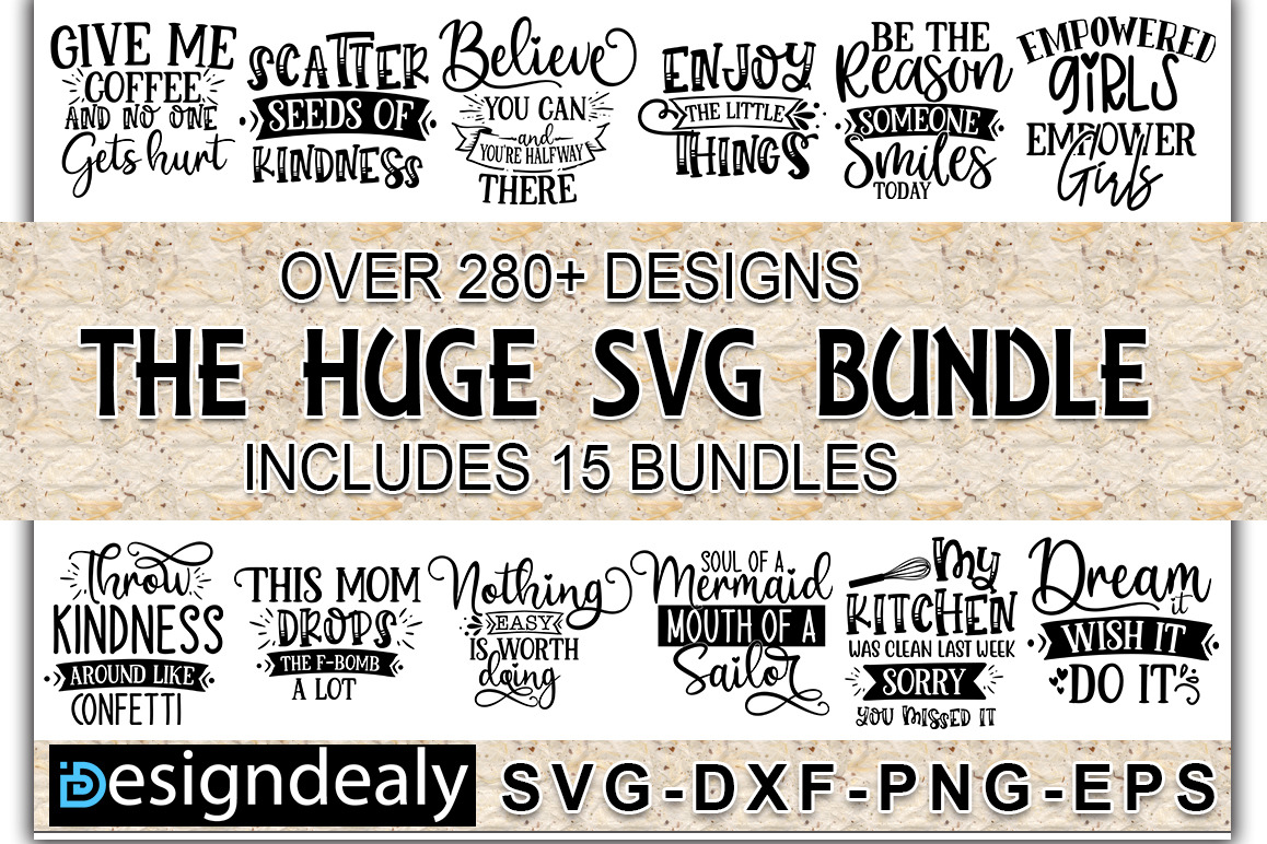 Download 280 Huge Svg Bundle Vol 2 Pre Designed Illustrator Graphics Creative Market