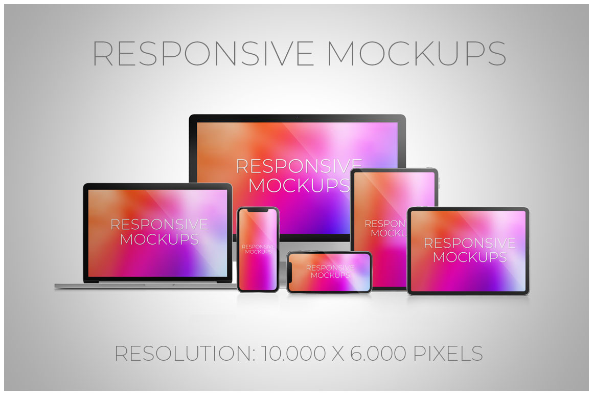 Download Responsive Design Mockups Creative Mobile Web Mockups Creative Market