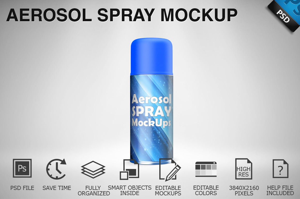 Download Aerosol Spray Mockup 02 Creative Photoshop Templates Creative Market