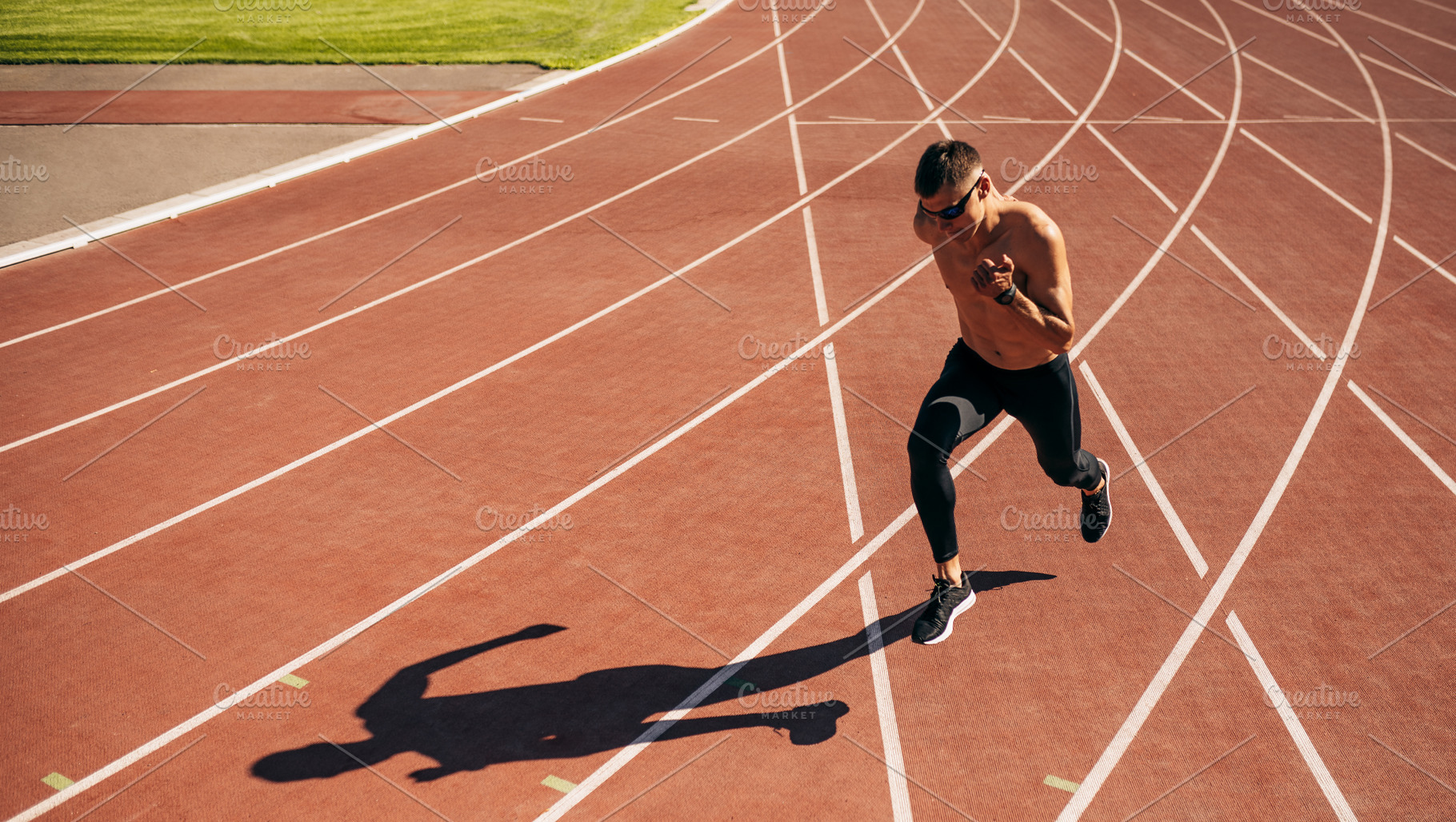 Horizontal Image Of Young Man Athlet High Quality Sports Stock Photos Creative Market