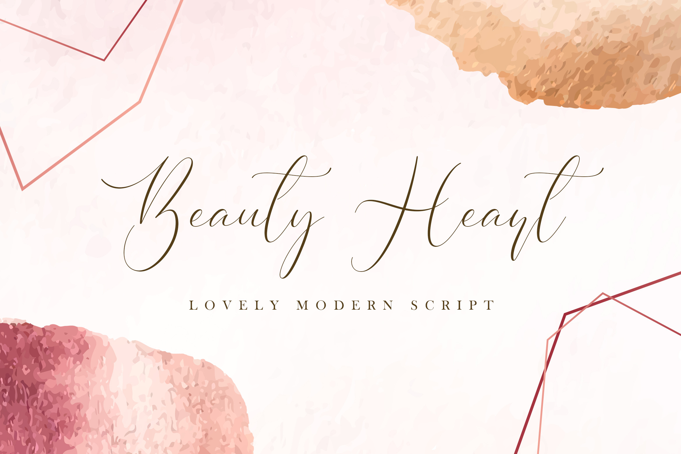 Beauty Heart - Lovely Script Font | Script Fonts ~ Creative Market