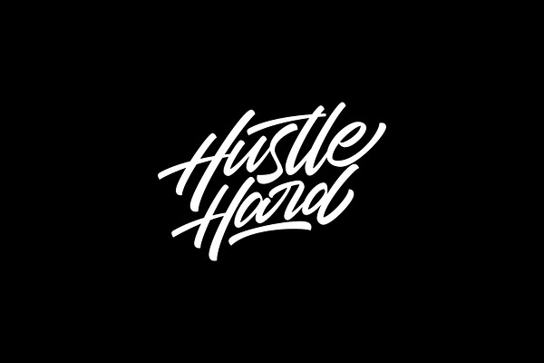 Hustle Hard | Pre-Designed Illustrator Graphics ~ Creative Market