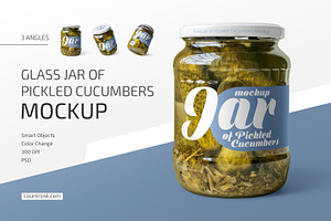 Download Whole Mushroom Jar Mockup Set Creative Market