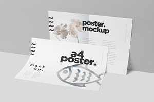 Download Poster Mockup Templates V2 0 Creative Photoshop Templates Creative Market PSD Mockup Templates