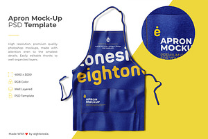 Download Apron Mock Up Psd Template Creative Photoshop Templates Creative Market