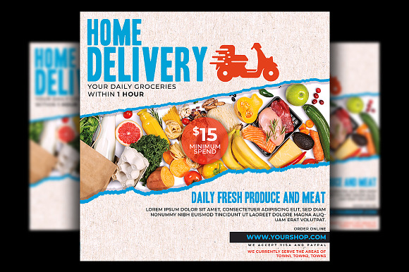 Home Delivery of Groceries from Whole Food Market Editorial Image - Image  of banner, prime: 178606170