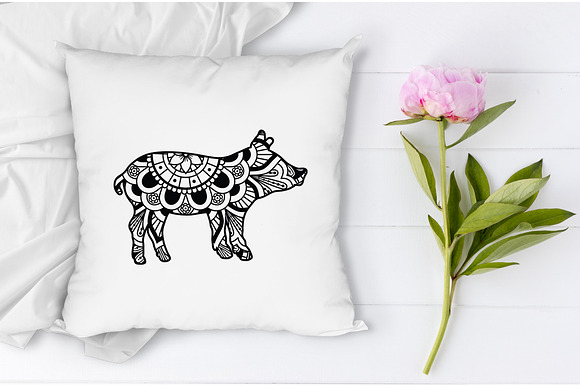 Download Pig Mandala Svg Piglet Mandala Svg Pre Designed Photoshop Graphics Creative Market PSD Mockup Templates