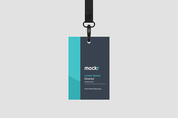 Download Lanyard Id Badge Mockup Creative Photoshop Templates Creative Market