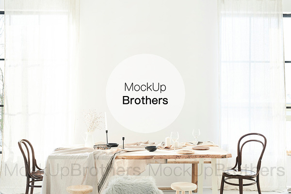 Download Dining Table Mockup 232 Creative Illustrator Templates Creative Market