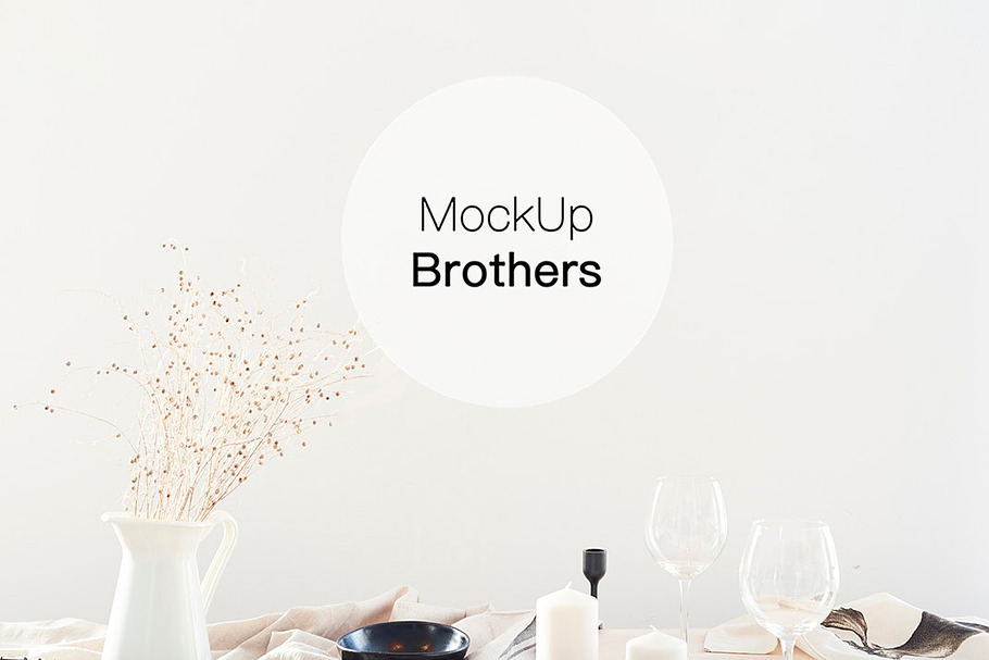 Download Dining Room Mockup Stock Photo 224 | Creative Illustrator ...