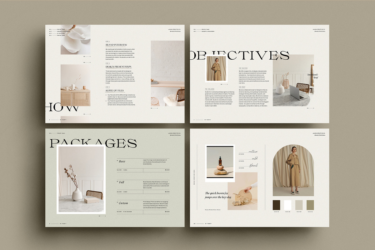 Proposal with Concept Boards | Creative Other Presentation Software ...