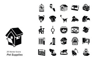 Pets Icons | Pre-Designed Illustrator Graphics ~ Creative Market