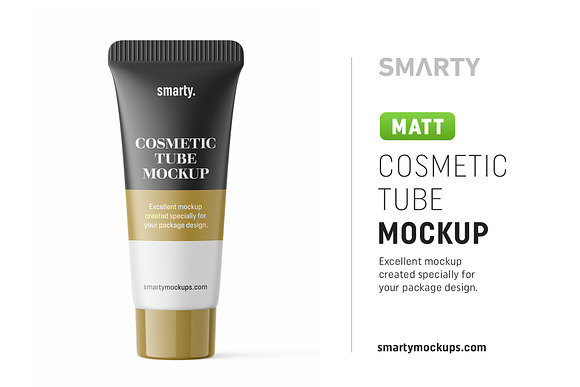 Download Matt Cosmetic Tube Mockup Creative Photoshop Templates Creative Market