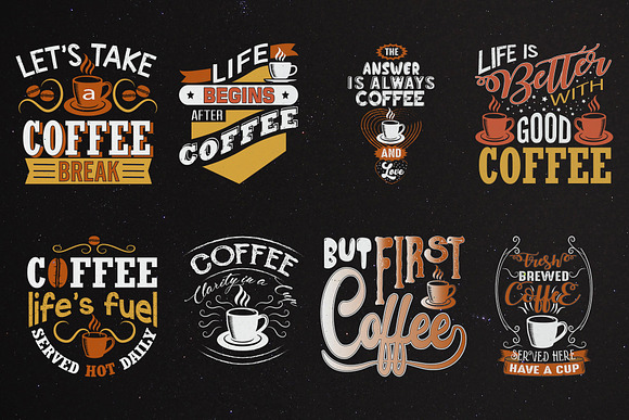 Download Coffee Quotes Svg Files Vol 5 Pre Designed Photoshop Graphics Creative Market